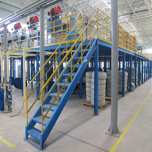 工厂阁楼平台货架 可拆装钢结构平台搭建设计 车间库房隔二层仓库